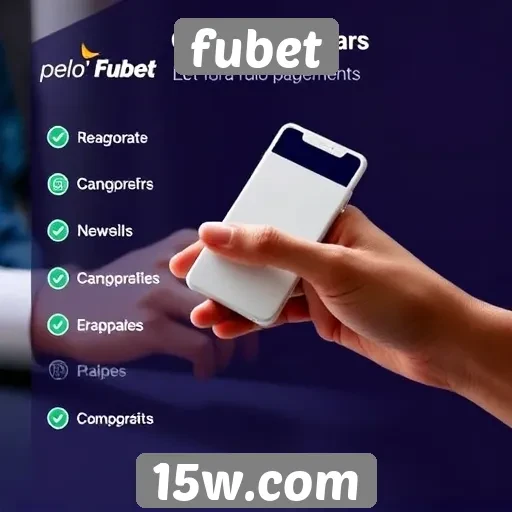 Métodos de pagamento oferecidos pelo Fubet