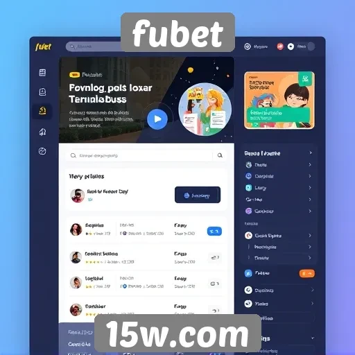 Interface do usuário do fubet e usabilidade